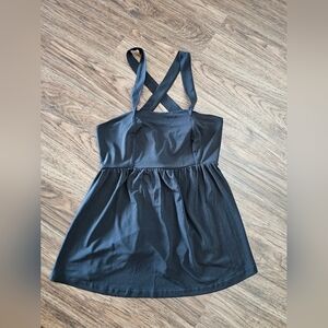 Belle Pogue Black Babydoll Tank Top Size Small